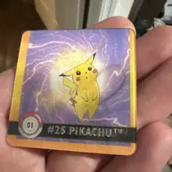 1999 Artbox Pokemon Action Flipz - Premier Edition #01 Raichu Pikachu Card 1y2 - Image 1