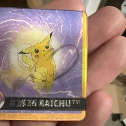 1999 Artbox Pokemon Action Flipz - Premier Edition #01 Raichu Pikachu Card 1y2 - Image 4
