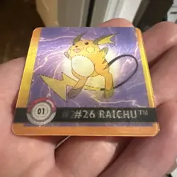 1999 Artbox Pokemon Action Flipz - Premier Edition #01 Raichu Pikachu Card 1y2 - Image 5
