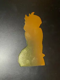 Pokemon Marnie Anime Waifu Gold Metal Card - Image 2