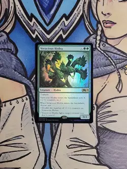 1x Voracious Hydra FOIL - NM/M Core Set 2020 M20 MTG Magic the Gathering - Image 1