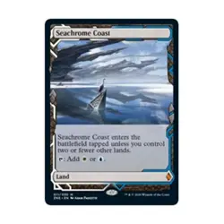 WOTC MtG Zendikar Rising Expeditions Seachrome Coast (MR) NM - Image 1