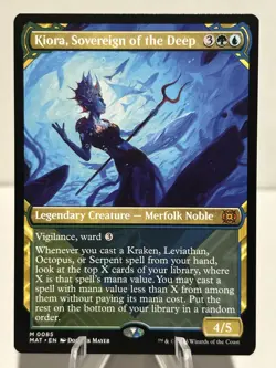 Kiora, Sovereign of the Deep (Showcase) 85 M March Machine The Aftermath NM MTG - Image 1