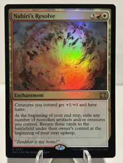 Nahiri's Resolve 37 R March of the Machine: The Aftermath Foil NM MTG - Image 1