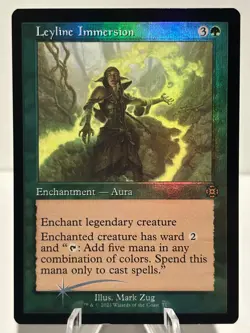 Leyline Immersion (Retro Frame) 71 R March of the Machine Aftermath Foil NM MTG - Image 1