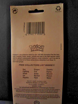 Pokemon' Gotta catch em all ! pochette 8 Stickersautocollants Sandylion Nintendo - Image 2