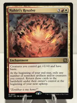 Nahiri's Resolve 37 R March of the Machine: The Aftermath NM MTG - Image 1