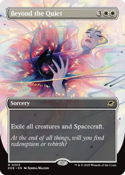🔥MTG Beyond the Quiet (Borderless) - Edge of Eternities (EOE) NEAR MINT🔥 - Image 1