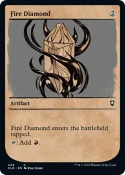 Fire Diamond (Showcase) - Light Play MTG - Image 1