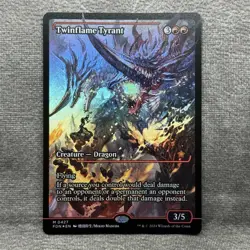 Twinflame Tyrant (Showcase) - Foundations (FDN) #427 Foil NM MTG - Image 1