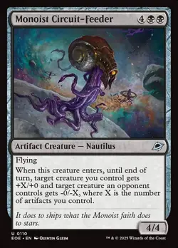 Monoist Circuit-Feeder x4 4x Edge of Eternities NM MTG - Image 1