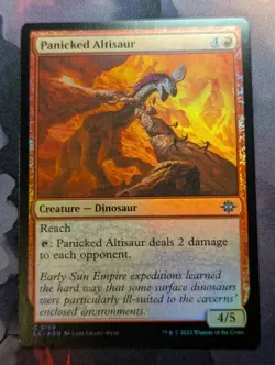 Panicked Altisaur - LCI - 0159 - MTG - TCG Card - FOIL - Image 1