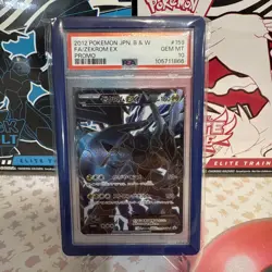 2012 Pokemon Japanese B & W Promo 159/BW-P FA/Zekrom Ex PSA 10 - Image 1