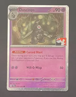 Pokemon Card Dusclops 019/064 Prize Pack Series Cosmos Holo - Near Mint - Image 1