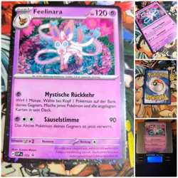 Pokemon Sylveon 🇩🇪 Nm Og Pokemon Holo Card Black Star Promo 2025 SVP De - Image 1