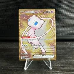 Pokemon Mew EX TCG 205/165 Gold Metal Scarlet Violet Promo Card - Image 2