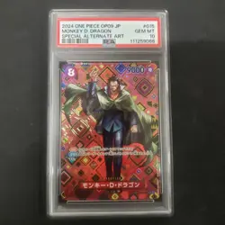 Monkey D. Dragon SP OP07-015 SR PSA10 One Piece Card Japanese - Image 1