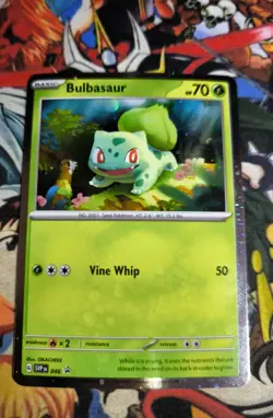 Pokemon Bulbasaur 🇬🇧 Nm Og Pokemon Holo Card Black Star Promo 2023 SVP En - Image 3