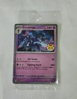 Ceruledge 040/091 Pokemon Day 2024 Stamped Holo Promo Pokemon Card NEW/SEALED - Image 1