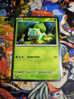 Pokemon Bulbasaur 🇩🇪 Nm Og Pokemon Holo Card Black Star Promo 2023 SVP De - Image 2