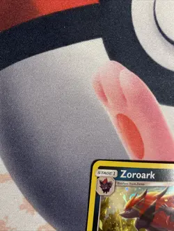 HOLO Zoroark SM89 - PROMO HD Swirl 💫 Cosmos Holo Sun Moon Pokemon Card NM - Image 4
