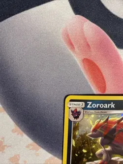 HOLO Zoroark SM89 - PROMO HD Swirl 💫 Cosmos Holo Sun Moon Pokemon Card NM - Image 5