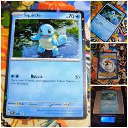 Pokemon Squirtle 🇬🇧 Nm Holo SV Black Star Promos Pokemon 2023 Card Og - Image 1