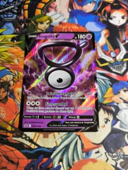 Pokemon Unown V 🇩🇪 Nm Og Pokemon Holo Card Black Star Promo 2023 SWSH Icognito - Image 2