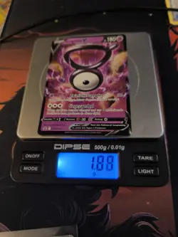 Pokemon Unown V 🇩🇪 Nm Og Pokemon Holo Card Black Star Promo 2023 SWSH Icognito - Image 5