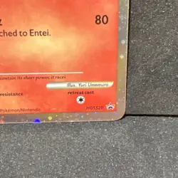 Pokemon Entei TCG Holo Card HGSS20 Promo - Image 4