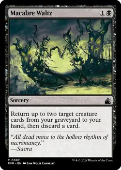 MTG Foil - Macabre Waltz - 82 / NM / English - Image 1