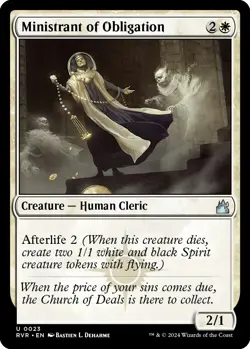 MTG Foil - Ministrant of Obligation - 23 / NM / English - Image 1