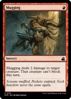 MTG Foil - Mugging - 119 / NM / English - Image 1