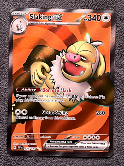 Pokemon TCG Slaking EX 227/191 Surging Sparks Full Art Ultra Rare Holo Card - Image 1