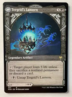 MTG Tergrid, God of Fright / Tergrid's Lantern (Showcase) Kaldheim #307 - Image 2