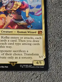 x1 Kefka, Court Mage / Kefka, Ruler of Ruin MTG Final Fantasy FIN 231 Regular - Image 4