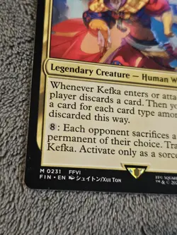 x1 Kefka, Court Mage / Kefka, Ruler of Ruin MTG Final Fantasy FIN 231 Regular - Image 5