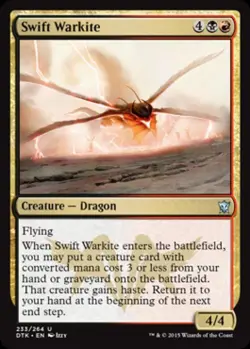 Swift Warkite - Light Play MTG Dragons of Tarkir - Image 1