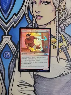 1x Unchained Berserker FOIL - NM/M Core Set 2020 M20 MTG Magic the Gathering - Image 1
