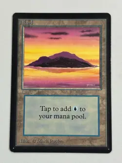 Island (A) - Beta Edition 1993 - MTG card [LP] - Image 1