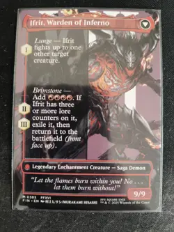 MTG Clive, Ifrit's Dominant / Warden Inferno FF: FINAL FANTASY 385 Borderless - Image 2