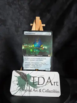STEEL OVERSEER ~ NM ~ MTG Magic- 0487 PIP Fallout EXTENDED Art - Image 1