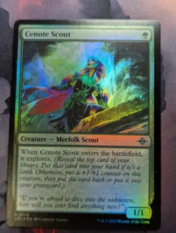 Cenote Scout - LCI - 0178 - MTG - TCG Card - FOIL - Image 1