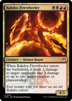 MTG Foil - Rakdos Firewheeler - 213 / NM / English - Image 1