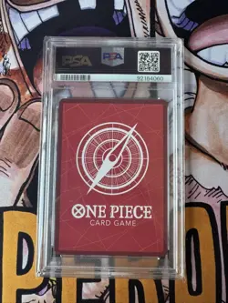 One Piece Card PSA9 Trafalgar Law OP01-002 Leader Japanese - Image 2
