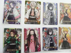 Demon Slayer: Kimetsu No Yaiba Stained Glass Card Long Sticker Set Tokito Muichi - Image 2