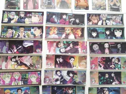 Demon Slayer: Kimetsu No Yaiba Stained Glass Card Long Sticker Set Tokito Muichi - Image 4