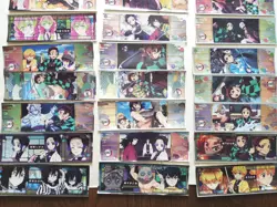 Demon Slayer: Kimetsu No Yaiba Stained Glass Card Long Sticker Set Tokito Muichi - Image 5