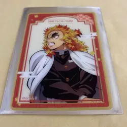 Demon Slayer: Kimetsu No Yaiba Mugen Train Random Clear Card Rengoku Kyojuro - Image 1