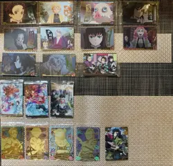 Demon Slayer: Kimetsu No Yaiba Wafer Card 9 19 Types Set - Image 1